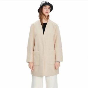 Zara Oversized Collarless Coat